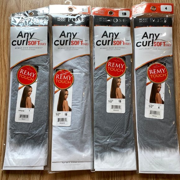 #85 10" MODEL MODEL POSE ANY CURL SOFT YAKI WEAVE - Picture 3 of 3